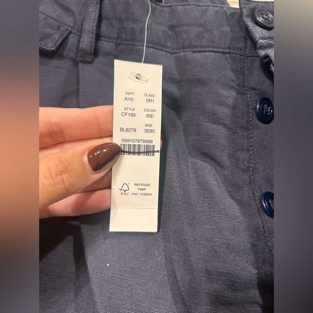 NWT J Crew Crosby suit pant in garment-dyed Italian cotton-linen blend - Picture 7 of 13